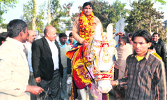 Independent candidate Kuldeep Kumar in Haridwar 