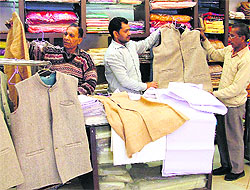 Khadi jackets and kurtas are in hot demand in Ludhiana
