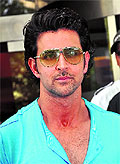 Working hard: Hrithik Roshan
