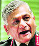 Gen VK Singh, Army chief