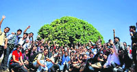 There were 450 participants in the 15-day Jagriti Yatra