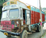 The truck from which the contraband was seized in Amritsar