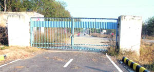 One of the roads leading to Jalandhar cantonment is closed for the civilians. 
