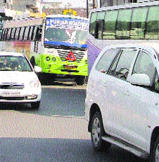 Instead of the bus stand,  operators prefer using the congested main chowk of Samrala town.  