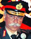 Lt Gen KT Parnaik, GOC-in-C, Northern Command