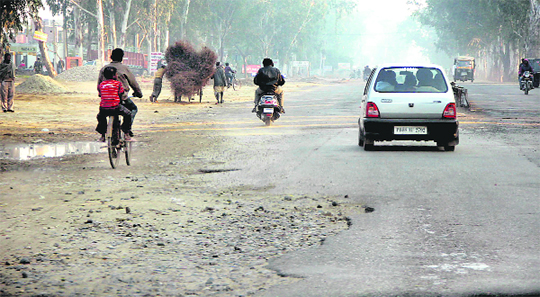 Suranussi road in bad condition in the constituency
