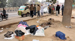 This is the place where the members of the Unemployed Linemen Union Punjab camped for 44 days. Nothing much remained after they removed their tent from outside the Mini-Secretariat in Bathinda on Tuesday. 