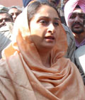 Harsimrat Kaur Badal, Member of Parliament from Bathinda.