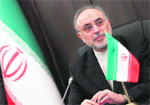 Iran Foreign Minister Ali Akbar Salehi attends a meeting in Ankara.