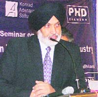 A seminar on energy conservation in progress in Ludhiana on Friday. Photo: Inderjeet Verma