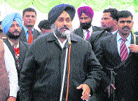 Sukhbir Badal at Lambi