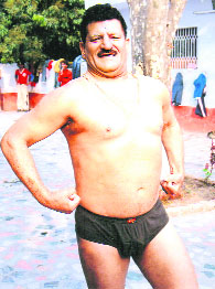 BJPs Master Mohan Lal at his akhara