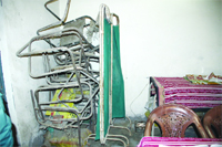 The office of the dispensary at Jallowal being also used a store discarded furniture.