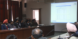 Randomisation of EVMs was done on a big screen using a computer and projector in the presence of representatives of various political parties from all Assembly constituencies in the district. 