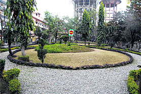 A park in Ward No. 48, Dehradun.