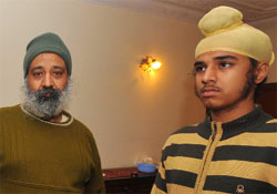 Kin of the victim after the incident in New Delhi