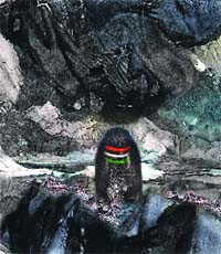 Divine creation: A painting by Ravinder Sharma