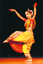 Arushi Mudgal performs at Tagore Theatre in Chandigarh.