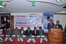 Speakers at the seminar organised by My Career in Bathinda on Thursday