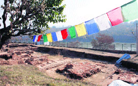 The Buddhist site of Ambaran in Akhnoor. 