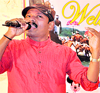 An artiste performs during the Kerala Samajams 38th annual day function in Bakhna Bhavan, Sector 29, Chandigarh, on Sunday