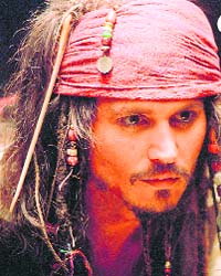 Skipping stones: Johnny Depp