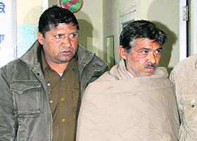 The accused in police custody