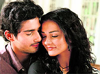In love: Amy Jackson and Prateik