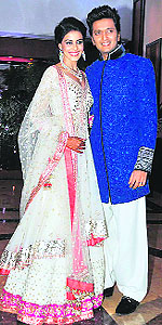 Getting hitched: Genelia D'Souza and Riteish Deshmukh