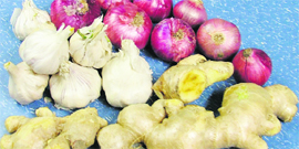 Garlic, ginger and onion are allergens causing Contact Dermatitis.