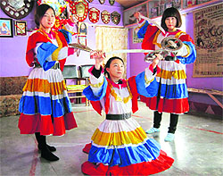 Korean students perform choliya dance in Pithoragarh