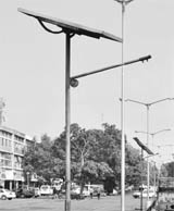 Solar panels fixed in Sector 22, Chandigarh.