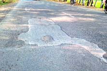 A view of the Ludhiana-Chandigarh Road near Manderan village. 