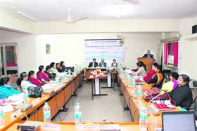 A training programme for women scientists on "Climate change and carbon mitigation" oganised by the ICFRE, Dehradun on Monday