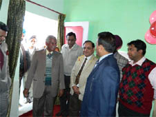 Dignitaries during the opening ceremony of Sneh Kendra, an old age home at Cantonment General Hospital in Ferozepur on Tuesday.