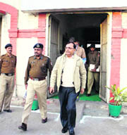 Railway Protection Force IG Hara Nand visits the railway station in Jalandhar 