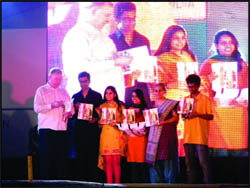 The team at the launch of the journal in Ahmedabad recently. 