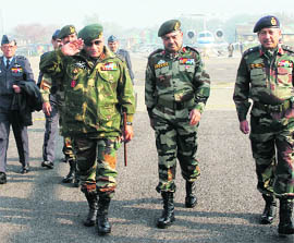 The Army Chiefs visit to the state was not part of his planned itinerary.