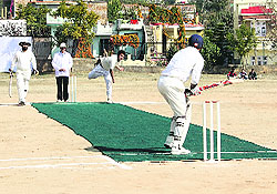 The first day of the Jammu Premier League saw a match between the United Cricket Club and the Tiger Cricket Club in Udhampur on Friday