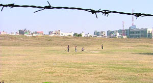 A view of the mound at Sunet village in Ludhiana.