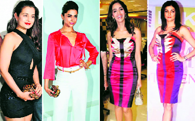 Deepika Padukone and Amisha Patel flaunt the same clutch at Riteish Deshmukhs pre-wedding bash, Mallika Sherawat and Sushmita Sen wearing the same outfit in different hues