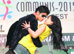 Participants perform during Communis-2012 Media Fest at Doaba College in Jalandhar on Monday.