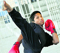 Dishu Jamnal at a practice session