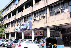 Violations galore in a building at Sector 17, Chandigarh