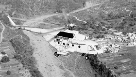 Mi-17 V5 during acceptance trials near Chandigarh.