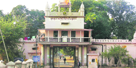 A view of the Gurukul Kangri University campus at Haridwar.