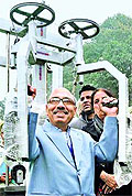 DGP (Jails) Shashi Kant inaugurates a gym inside a jail. A Tribune file photo