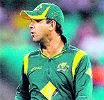 Ricky Ponting is leading Australia in the absence of injured captain Michael Clarke