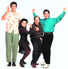 In Seinfeld, comedian Jerry and his eccentric friends go through funny situations that we can all relate to.