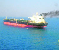 A file picture of the Italian oil tanker Enrica Lexie.